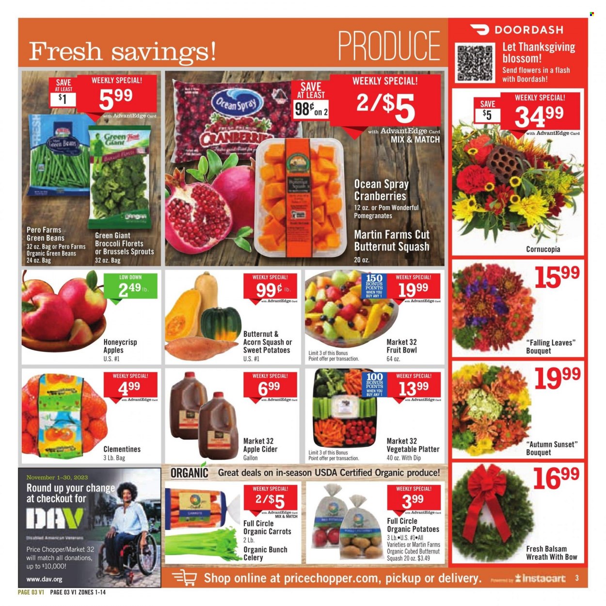 Price Chopper ad - 11/19/2023 - 11/25/2023. Page 3
