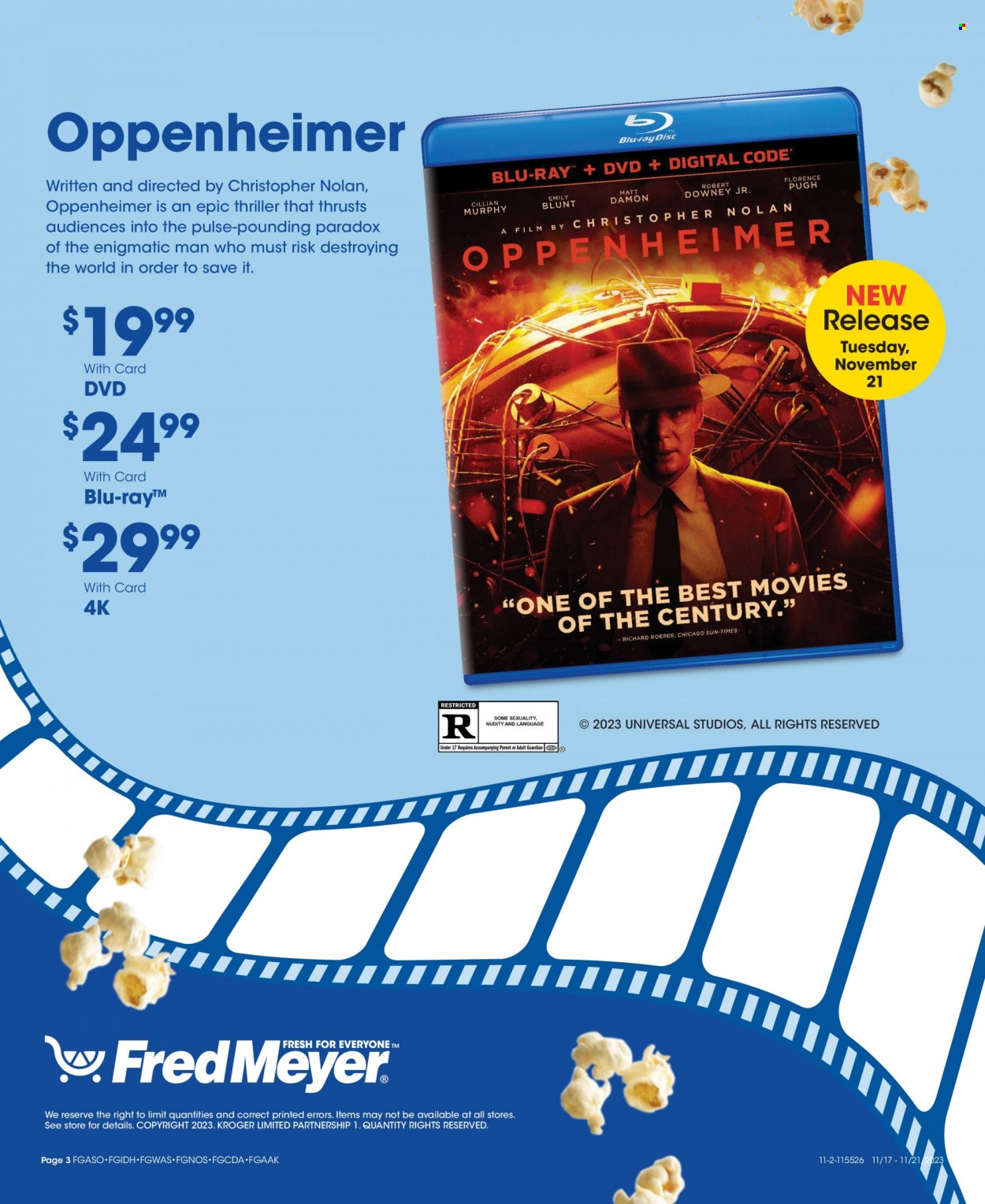 Fred Meyer ad - 11/17/2023 - 11/21/2023. Page 3