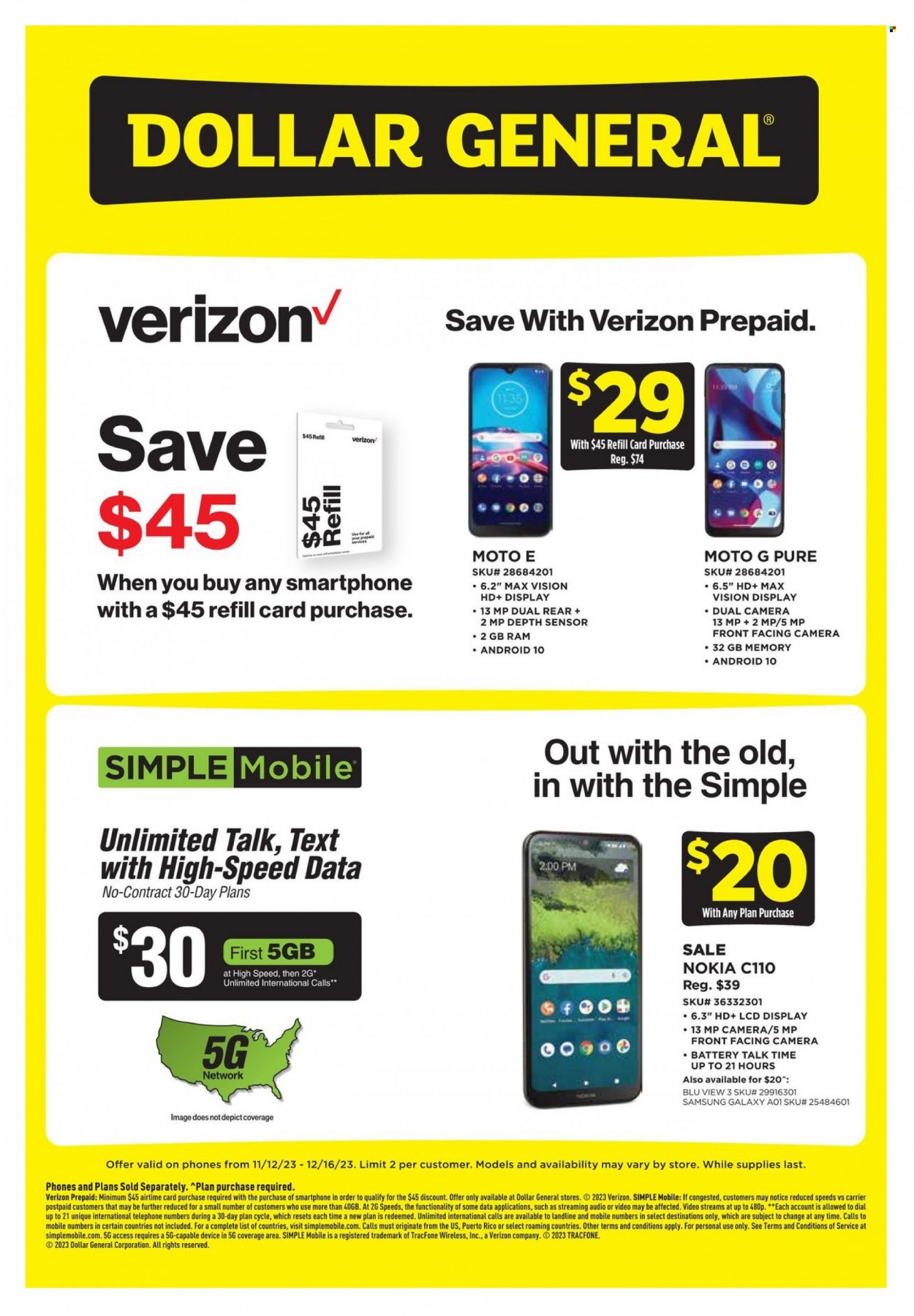 Dollar General ad - 11/15/2023 - 12/16/2023. Page 2