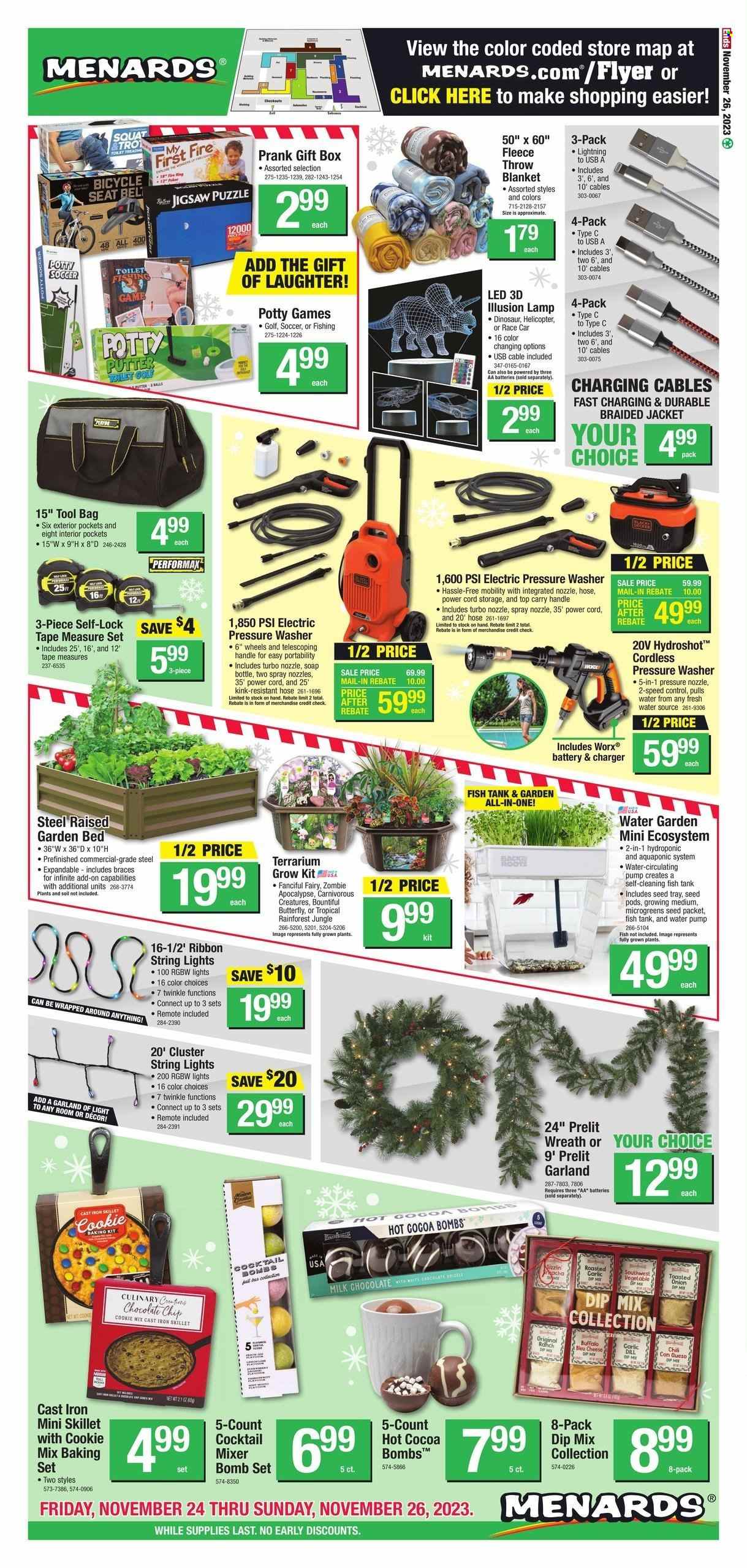 Menards ad - 11/24/2023 - 11/26/2023. Page 12