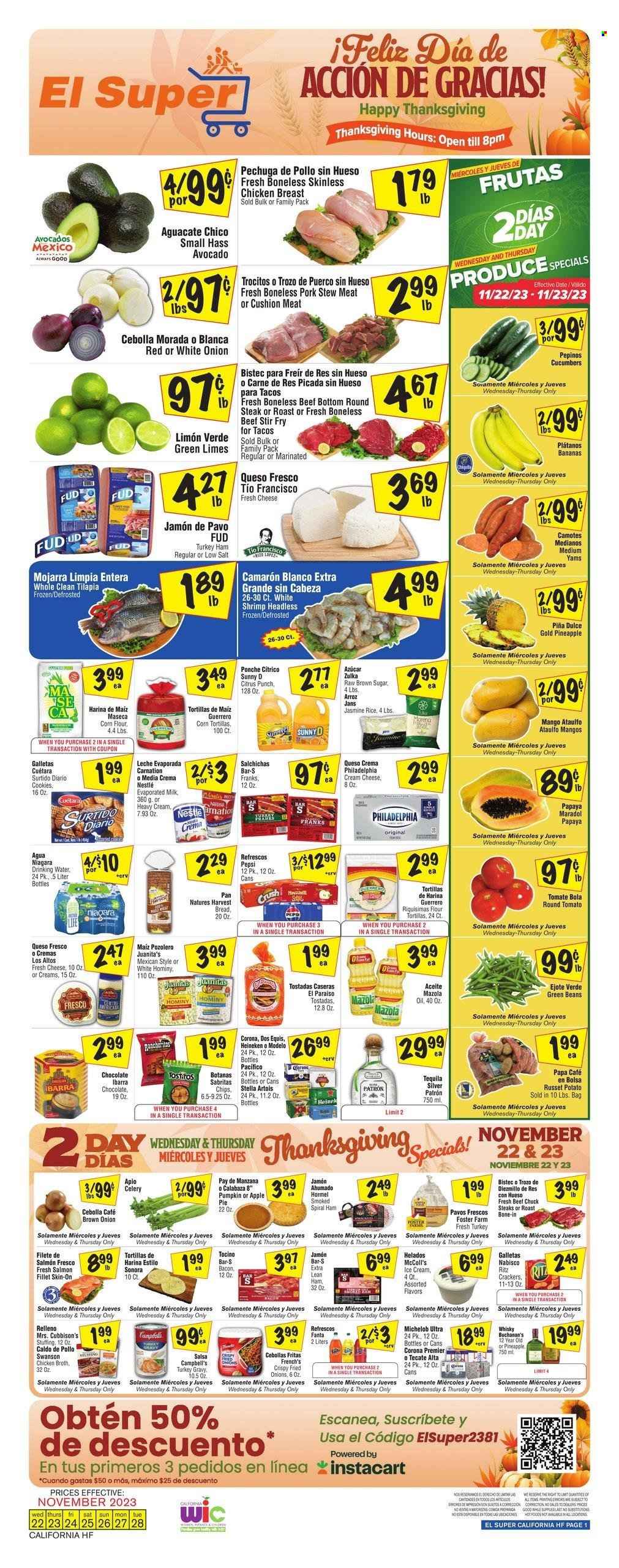 El Super ad - 11/22/2023 - 11/28/2023. Page 1