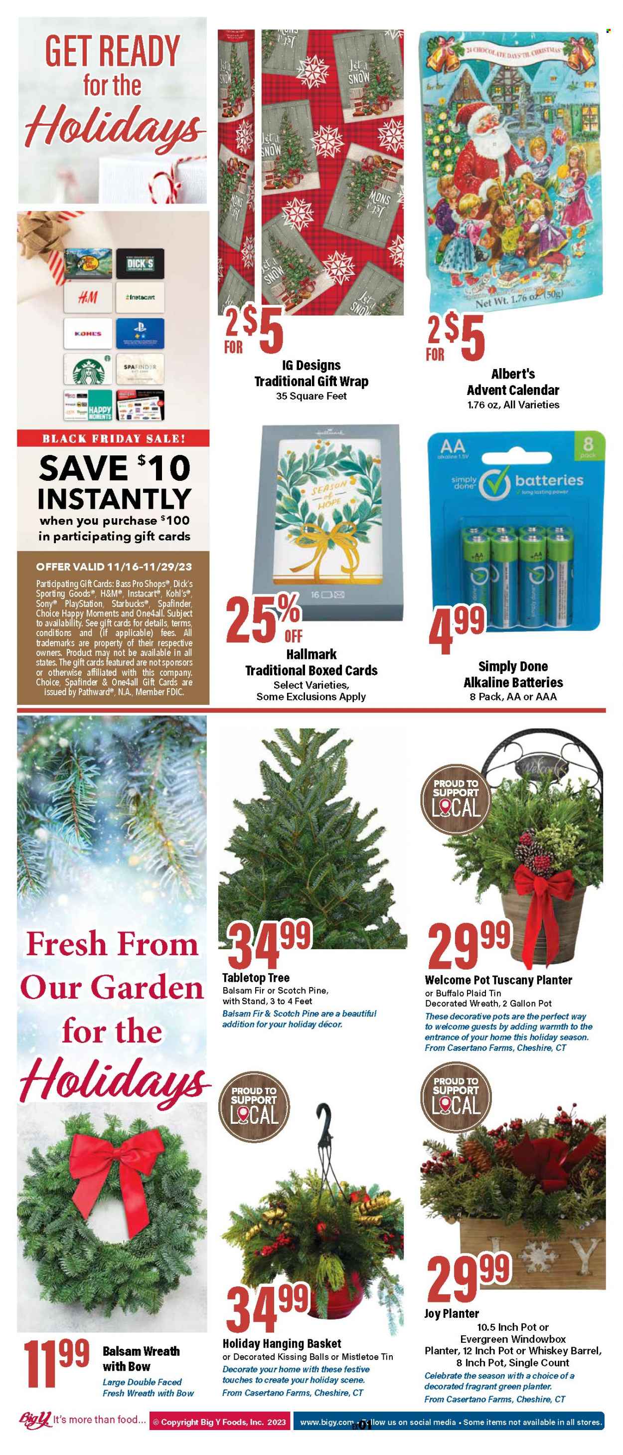 Big Y ad - 11/24/2023 - 11/29/2023. Page 2