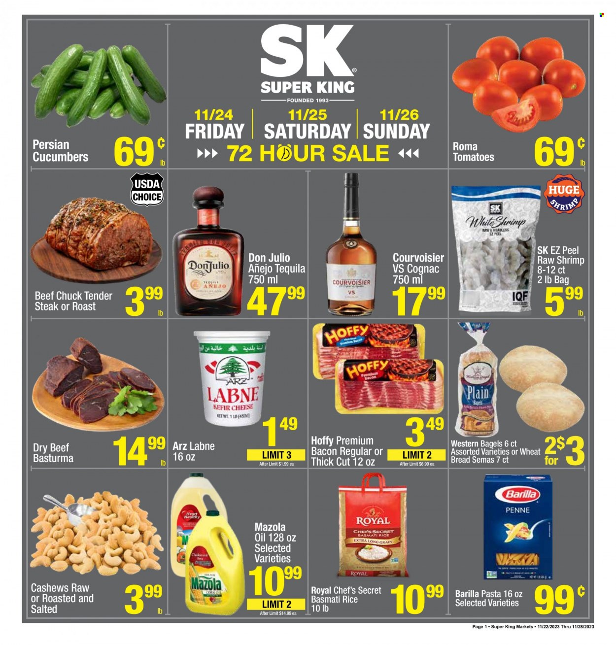 Super King Markets ad - 11/22/2023 - 11/28/2023. Page 1