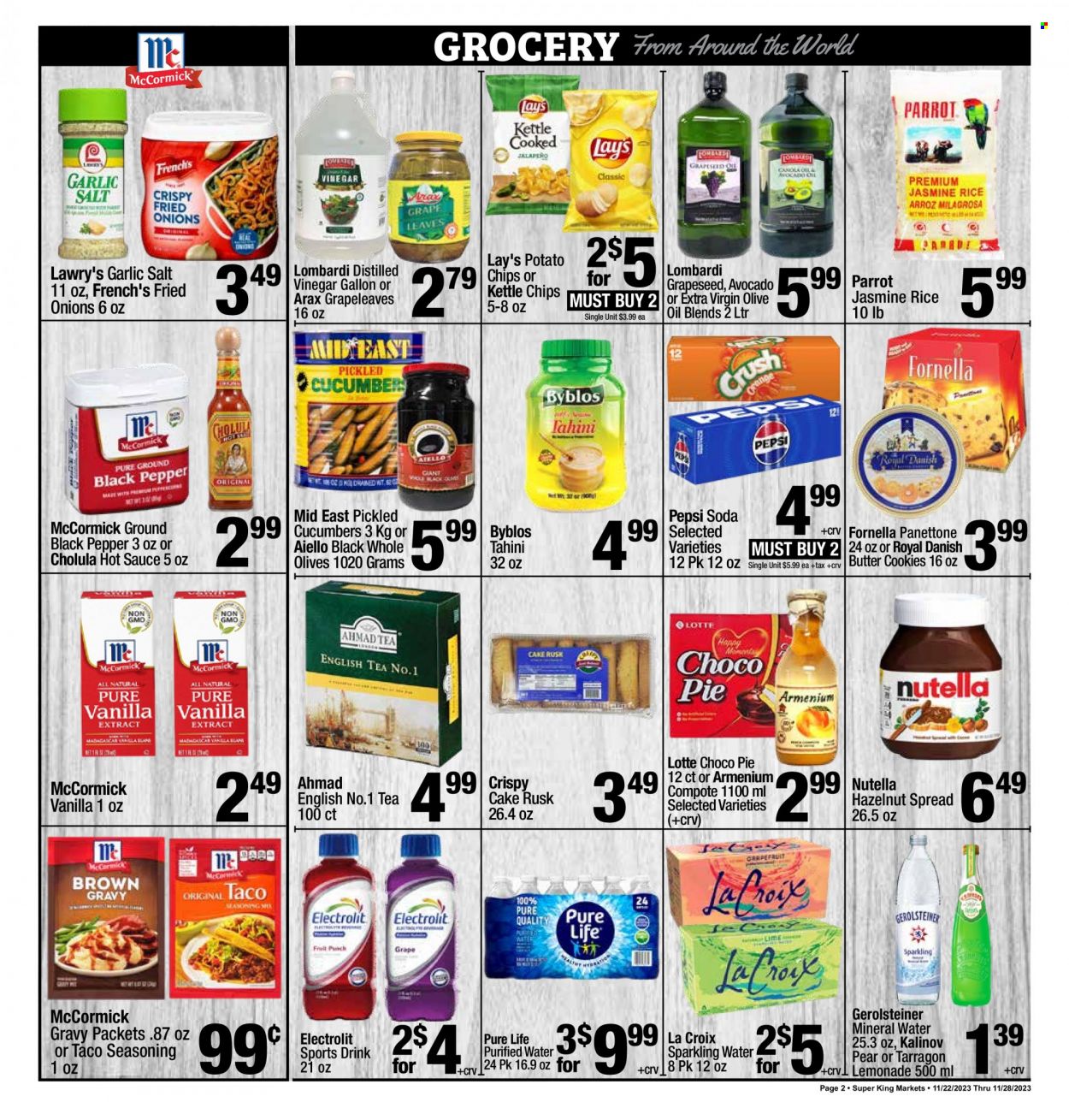Super King Markets ad - 11/22/2023 - 11/28/2023. Page 2