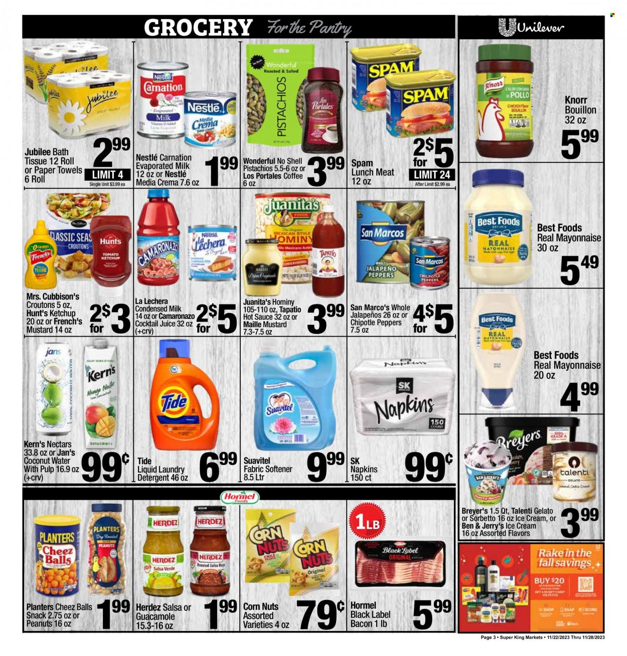 Super King Markets ad - 11/22/2023 - 11/28/2023. Page 3