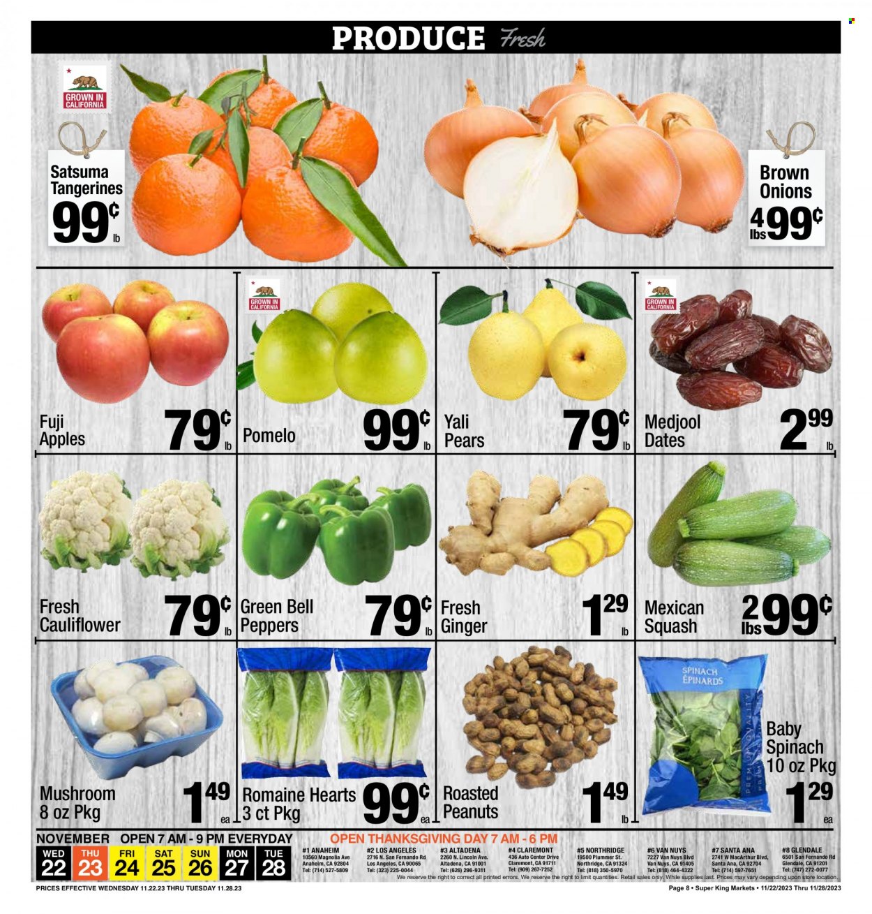 Super King Markets ad - 11/22/2023 - 11/28/2023. Page 8