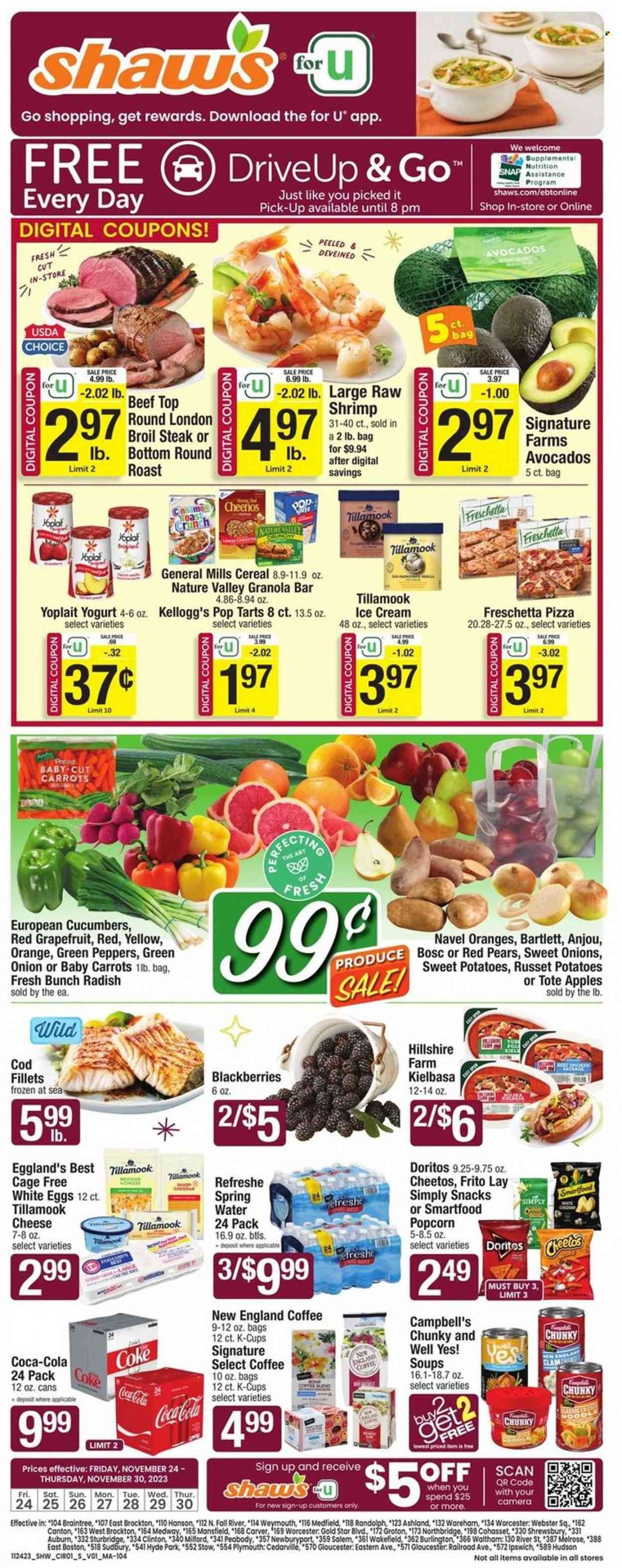 Shaw’s ad - 11/24/2023 - 11/30/2023. Page 1