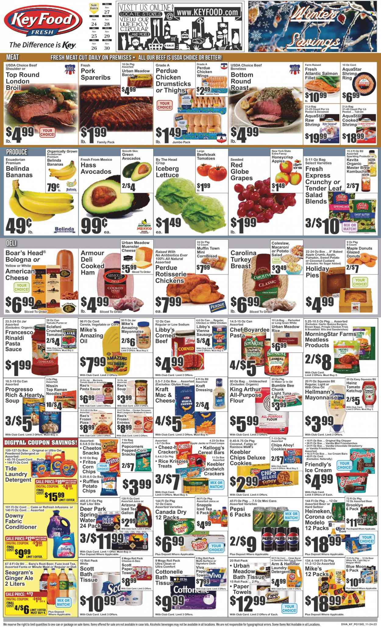 Key Food ad - 11/24/2023 - 11/30/2023. Page 1