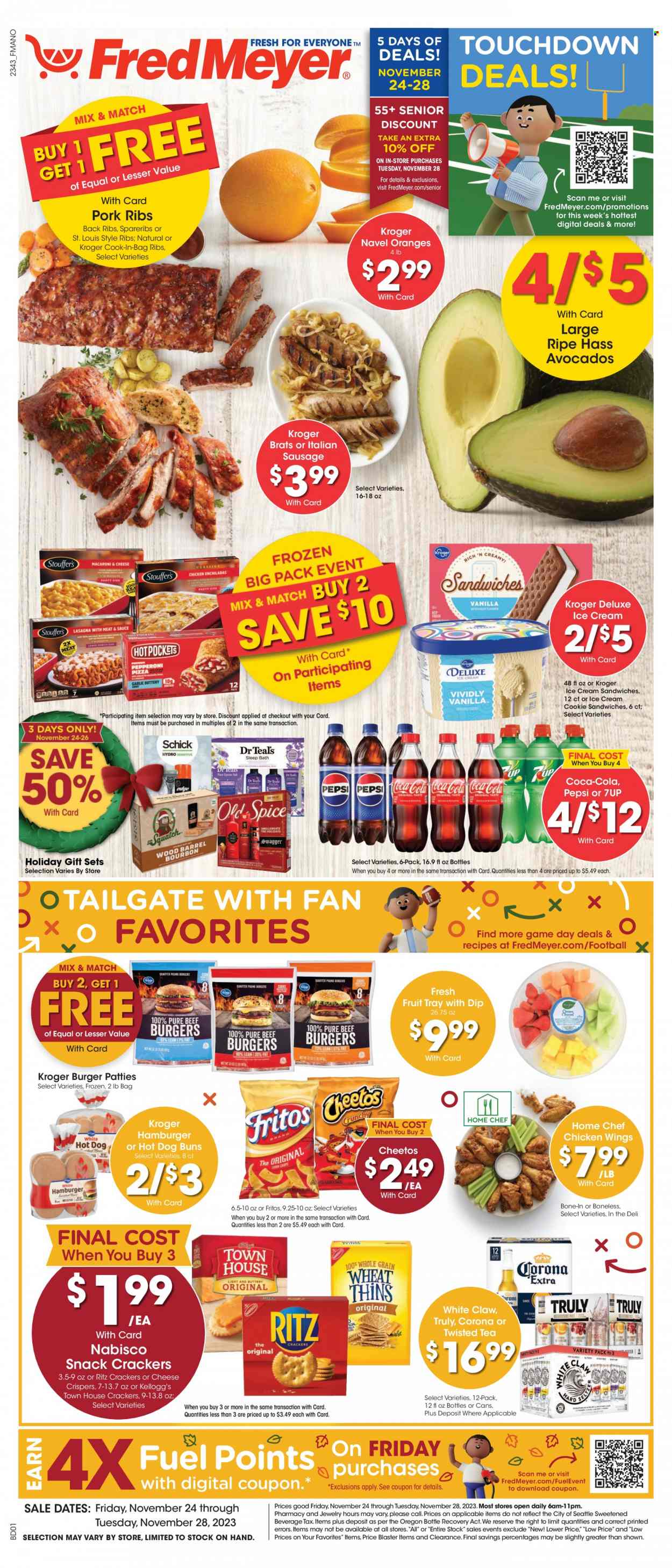 Fred Meyer ad - 11/24/2023 - 11/28/2023. Page 1