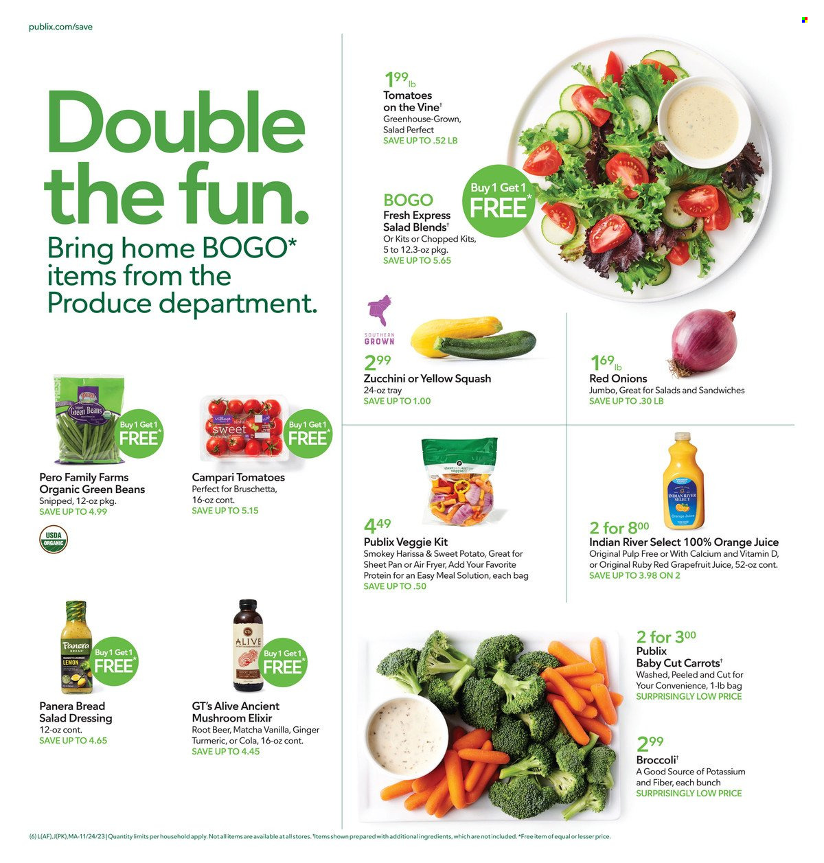 Publix ad - 11/24/2023 - 11/29/2023. Page 6