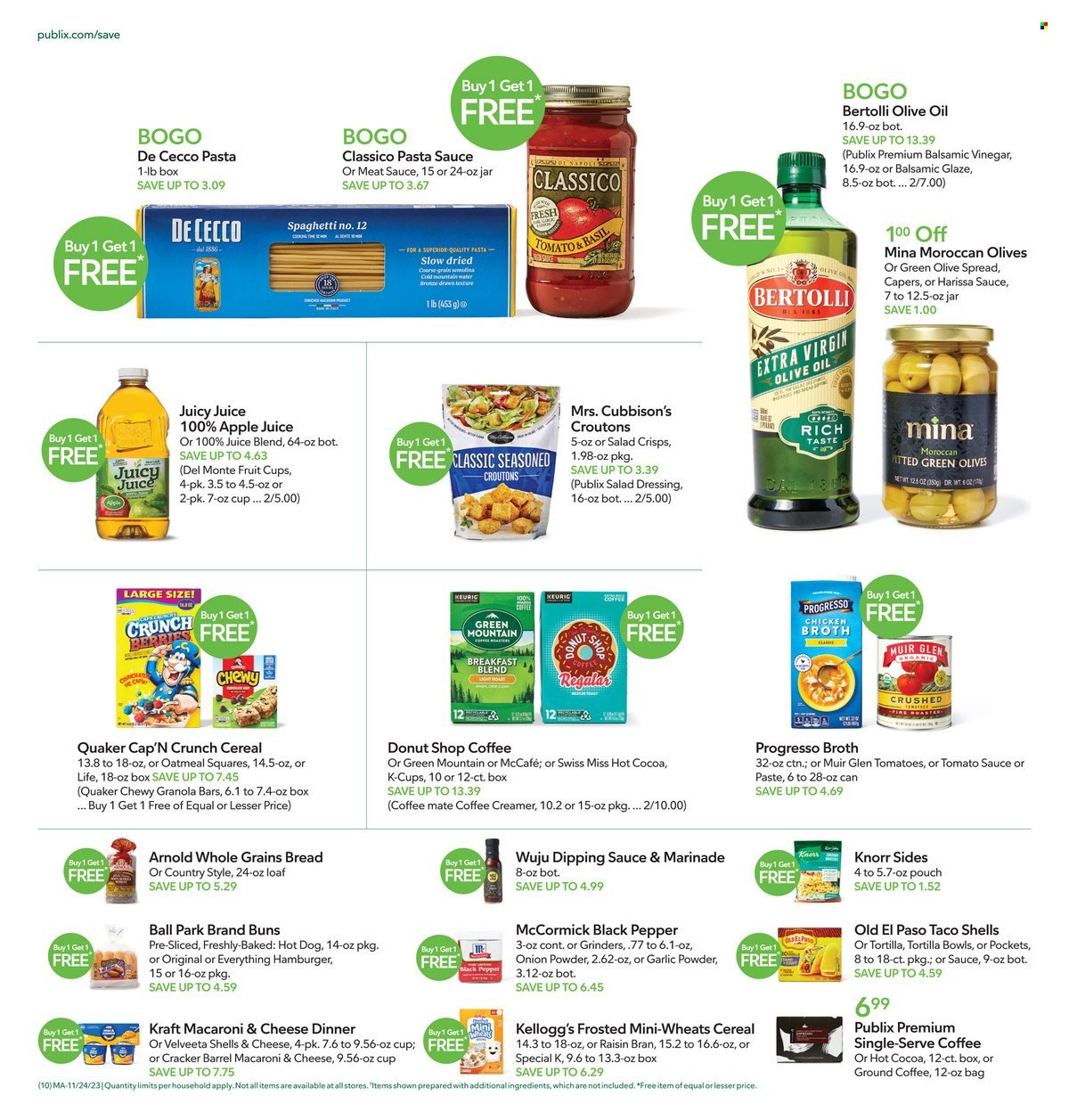 Publix ad - 11/24/2023 - 11/29/2023. Page 10