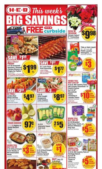 H-E-B Flyer - 11/24/2023 - 11/28/2023.