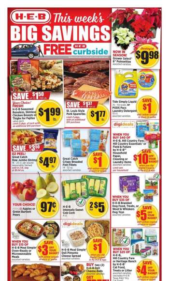 H-E-B Flyer - 11/24/2023 - 11/28/2023.