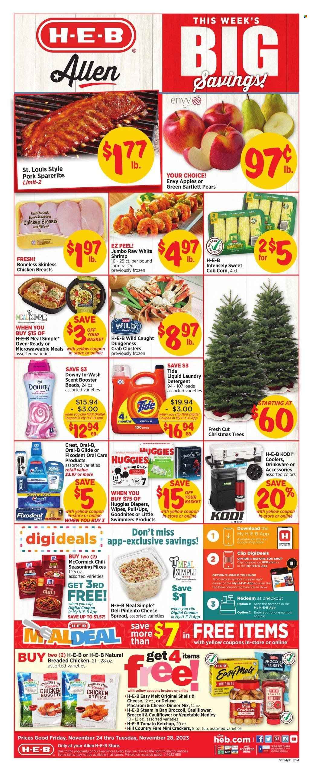 H-E-B ad - 11/24/2023 - 11/28/2023. Page 1