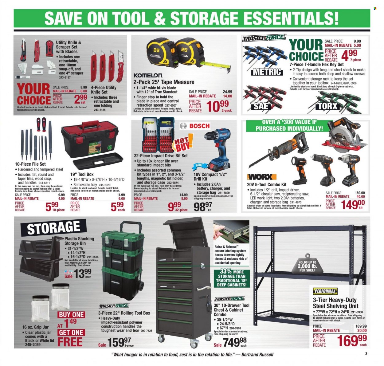 Menards ad - 11/25/2023 - 12/03/2023. Page 5