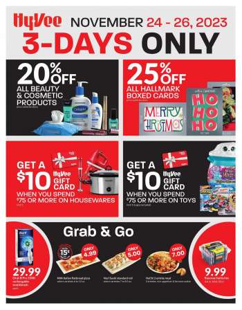 Hy-Vee Flyer - 11/24/2023 - 11/26/2023.