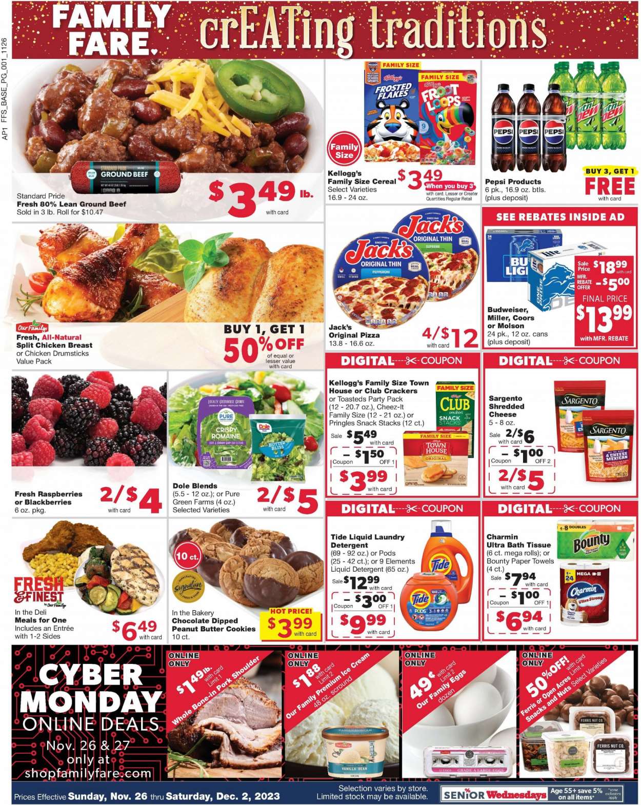 Family Fare ad - 11/26/2023 - 12/02/2023. Page 1