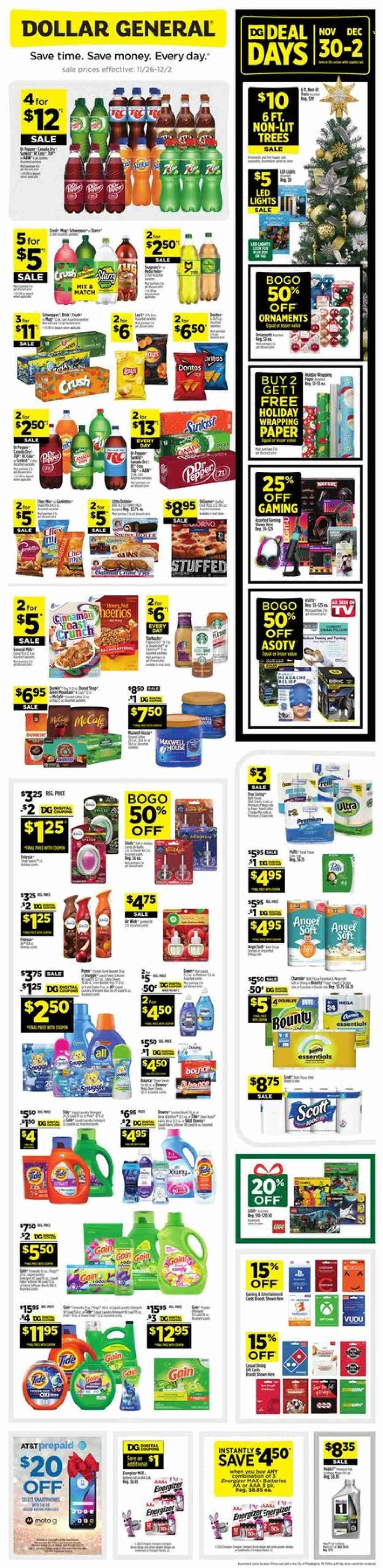 Dollar General ad - 11/26/2023 - 12/02/2023. Page 1