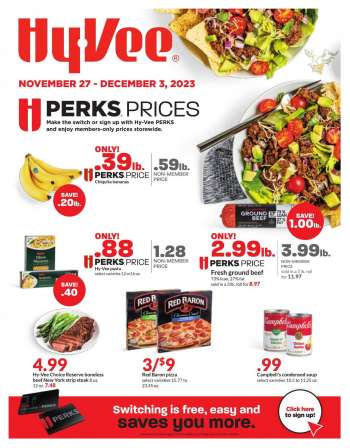 Hy-Vee Flyer - 11/27/2023 - 12/03/2023.