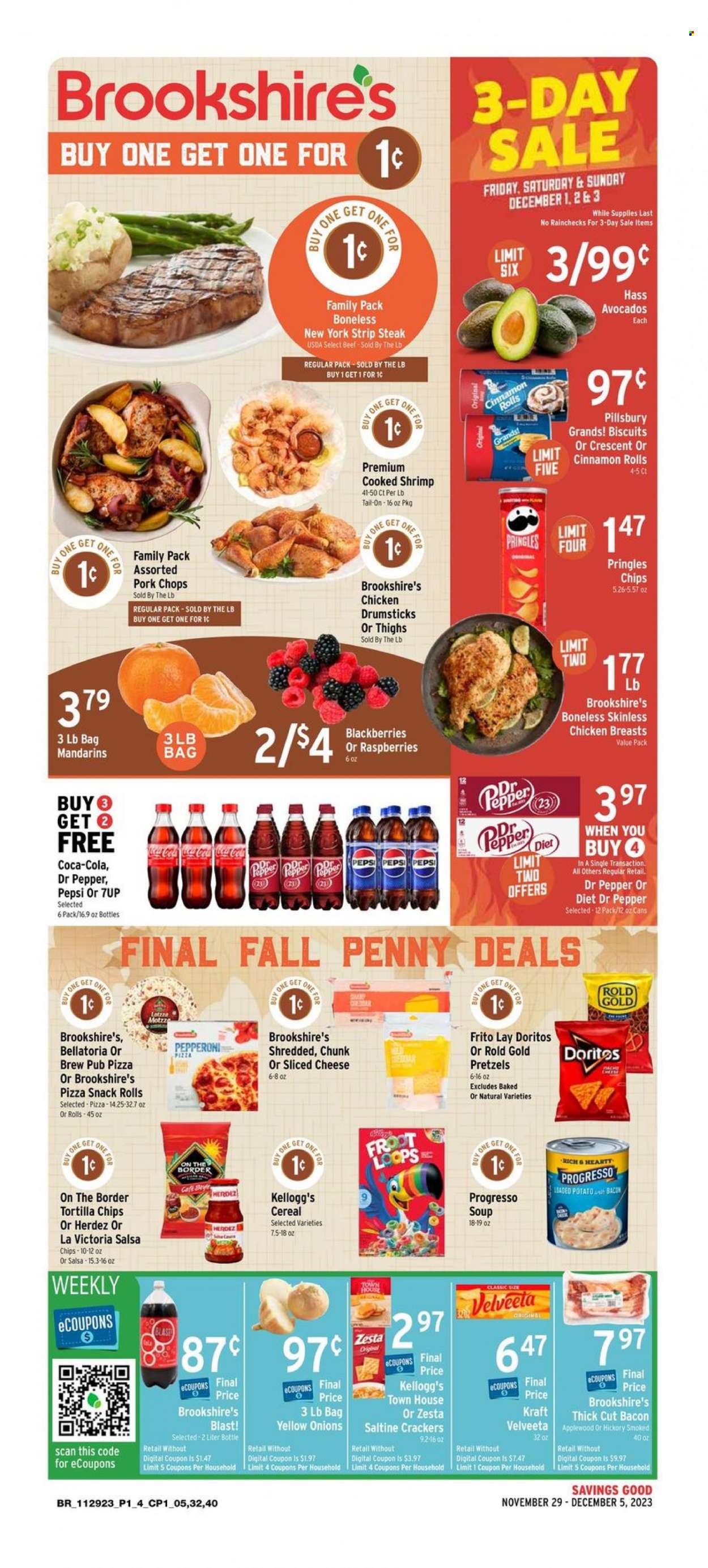 Brookshires ad - 11/29/2023 - 12/05/2023. Page 1
