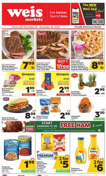 Weis Flyer - 11/24/2023 - 11/29/2023.