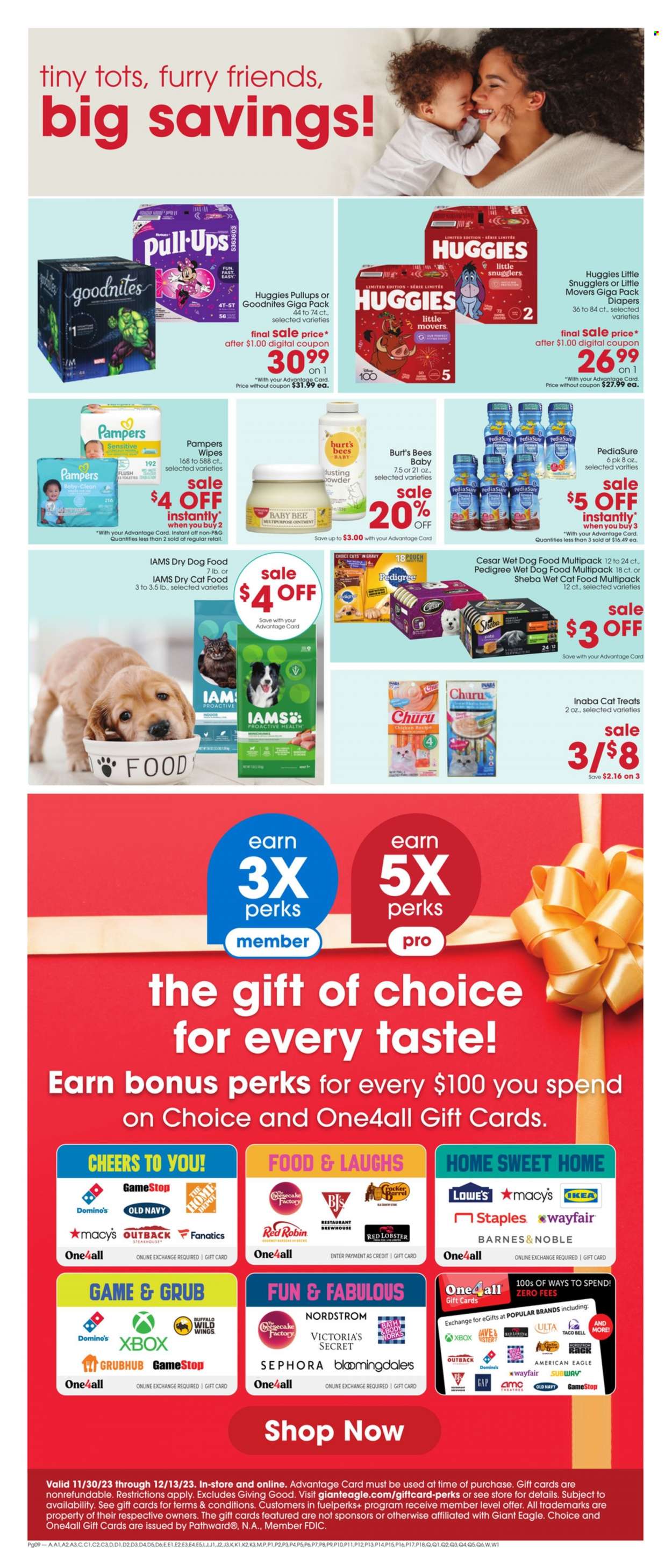 Giant Eagle ad - 11/30/2023 - 12/06/2023. Page 9