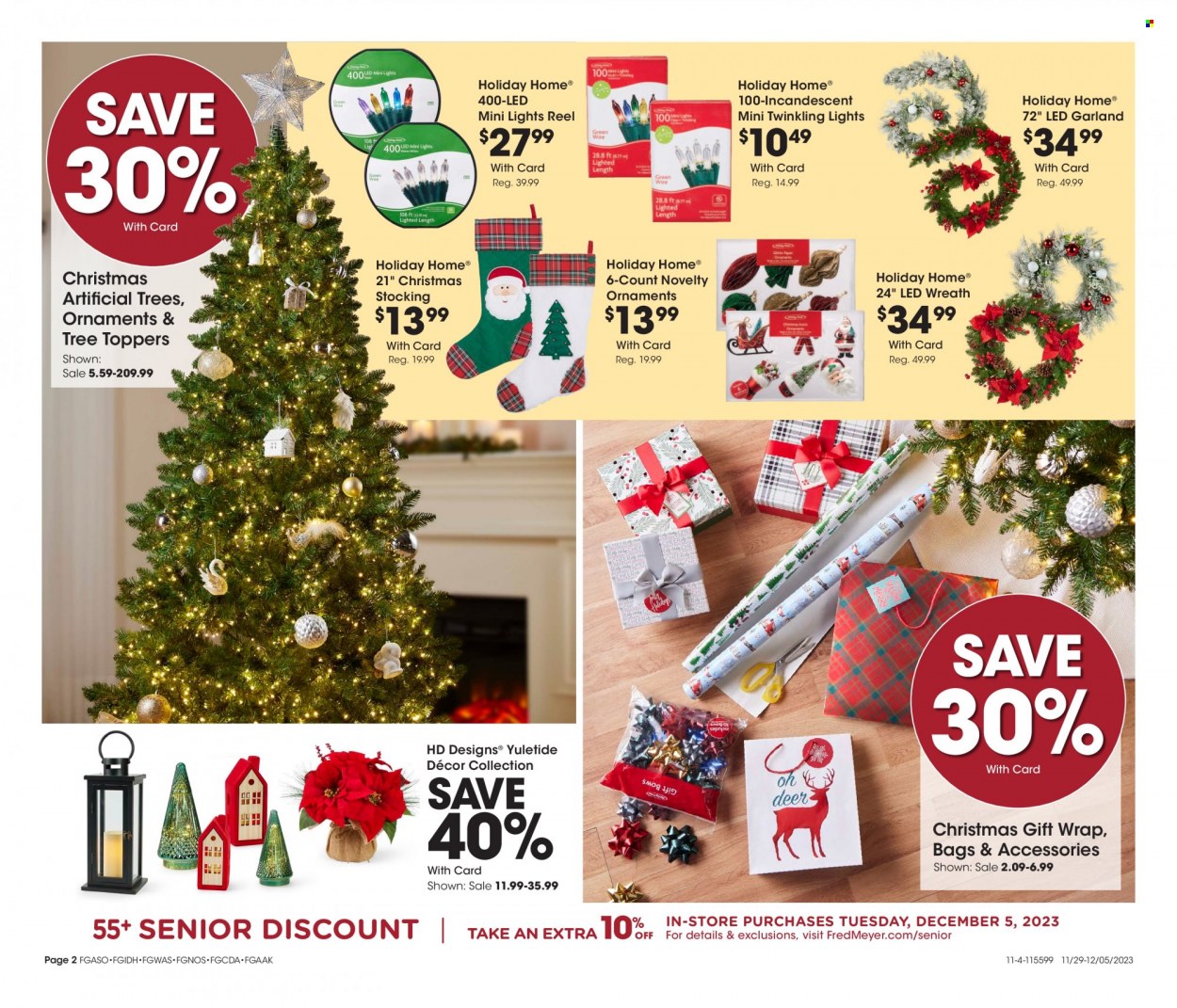Fred Meyer ad - 11/29/2023 - 12/05/2023. Page 2