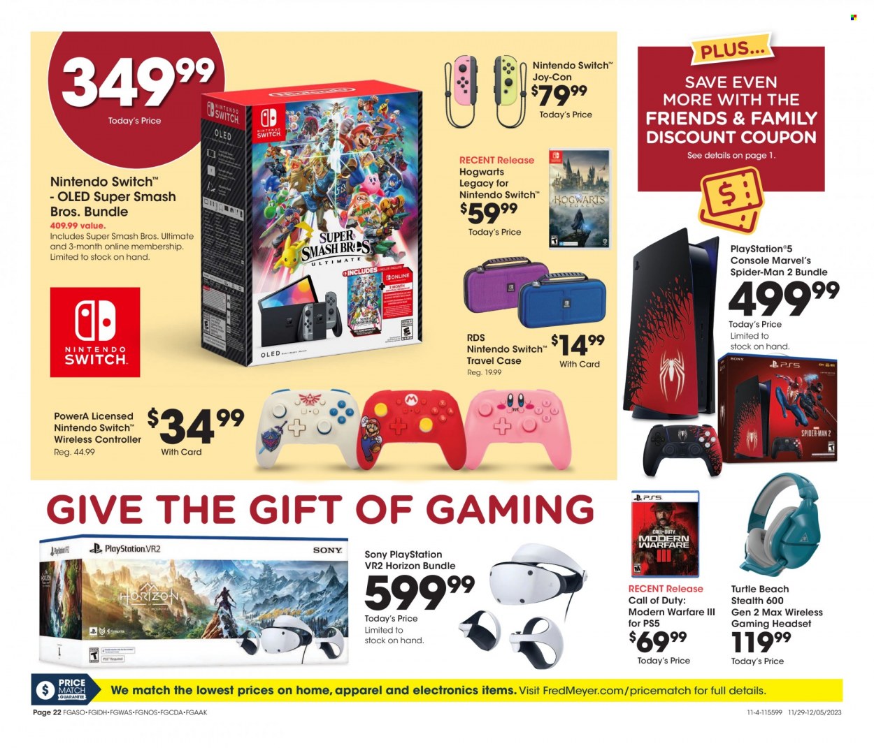 Fred Meyer ad - 11/29/2023 - 12/05/2023. Page 22
