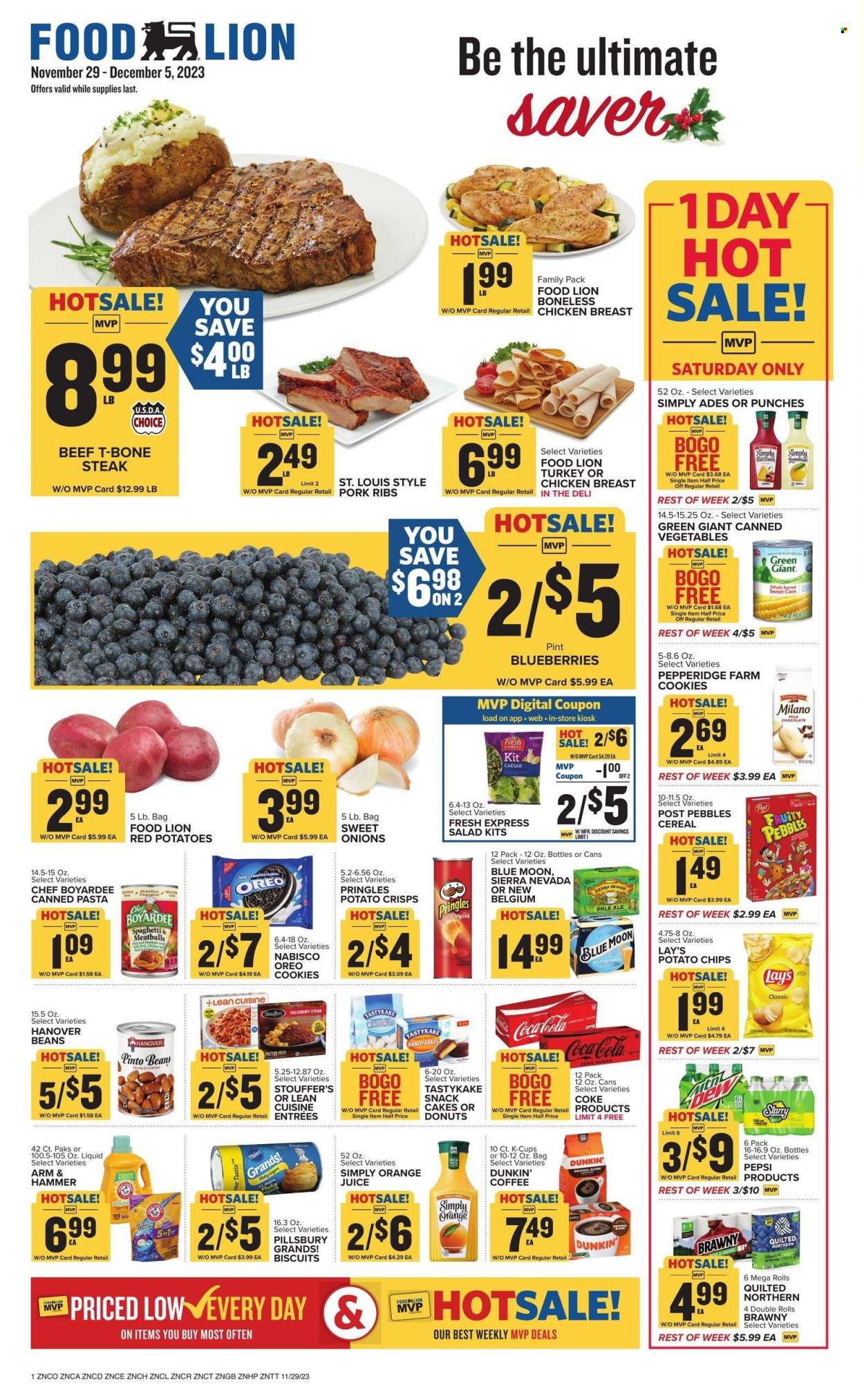 Food Lion ad - 11/29/2023 - 12/05/2023. Page 1