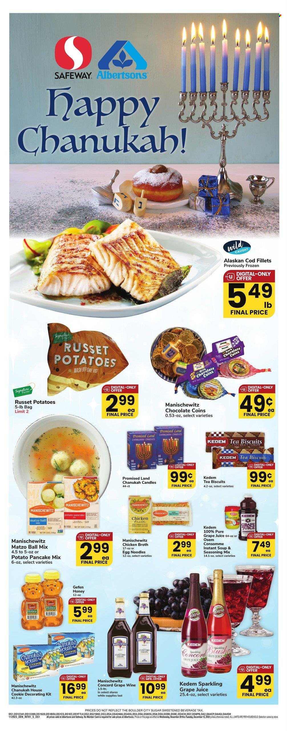 Albertsons ad - 11/29/2023 - 12/12/2023. Page 1