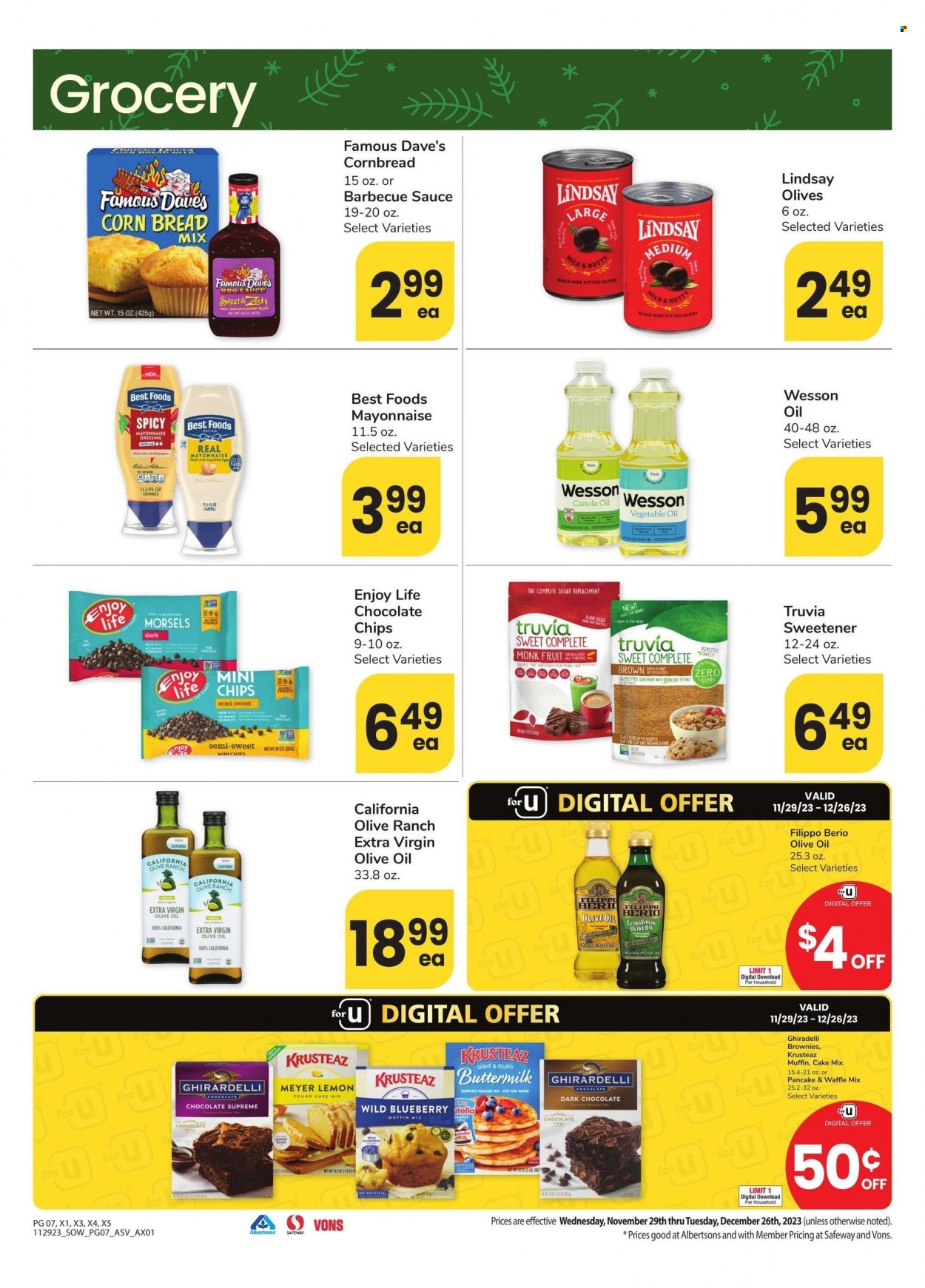 Safeway ad - 11/29/2023 - 12/26/2023. Page 7