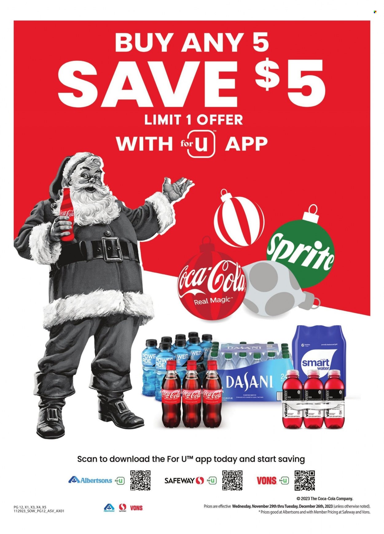 Safeway ad - 11/29/2023 - 12/26/2023. Page 12