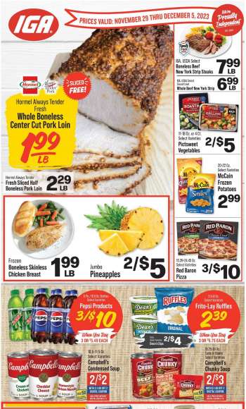 IGA Flyer - 11/29/2023 - 12/05/2023.