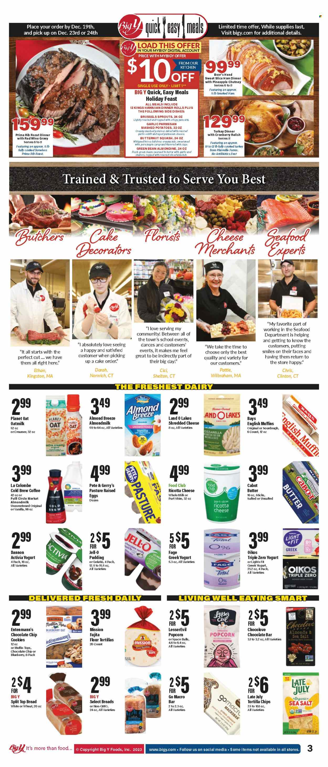 Big Y ad - 11/30/2023 - 12/06/2023. Page 9