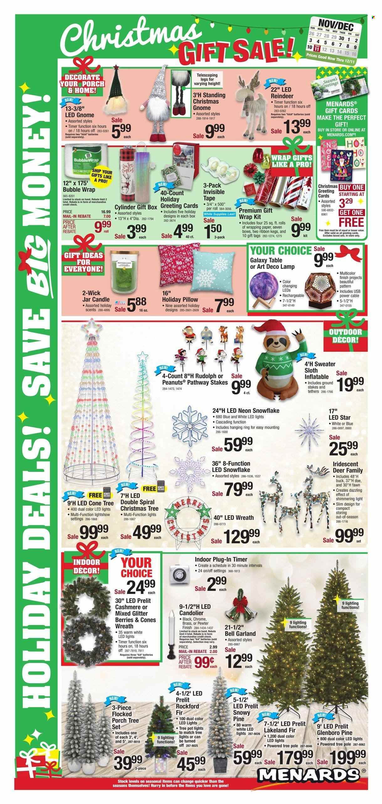 Menards ad - 11/30/2023 - 12/11/2023. Page 1