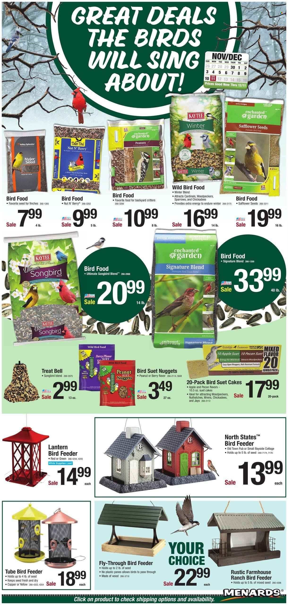 Menards ad - 11/30/2023 - 12/11/2023. Page 1