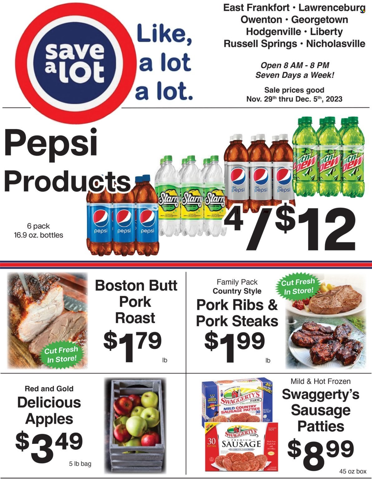 Save a Lot ad - 11/29/2023 - 12/05/2023. Page 1