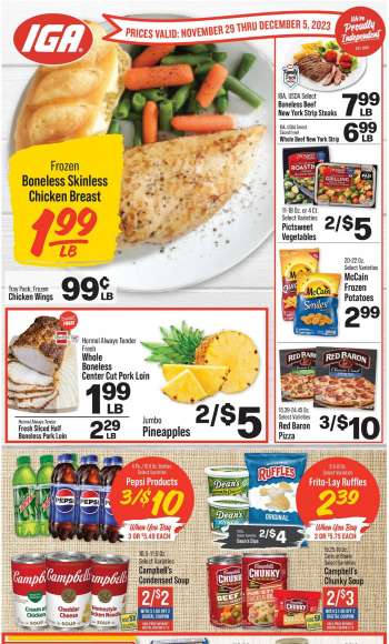 IGA Flyer - 11/29/2023 - 12/05/2023.