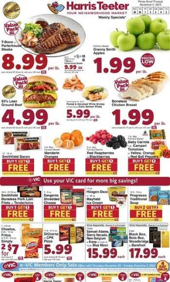 Harris Teeter Flyer - 11/29/2023 - 12/05/2023.