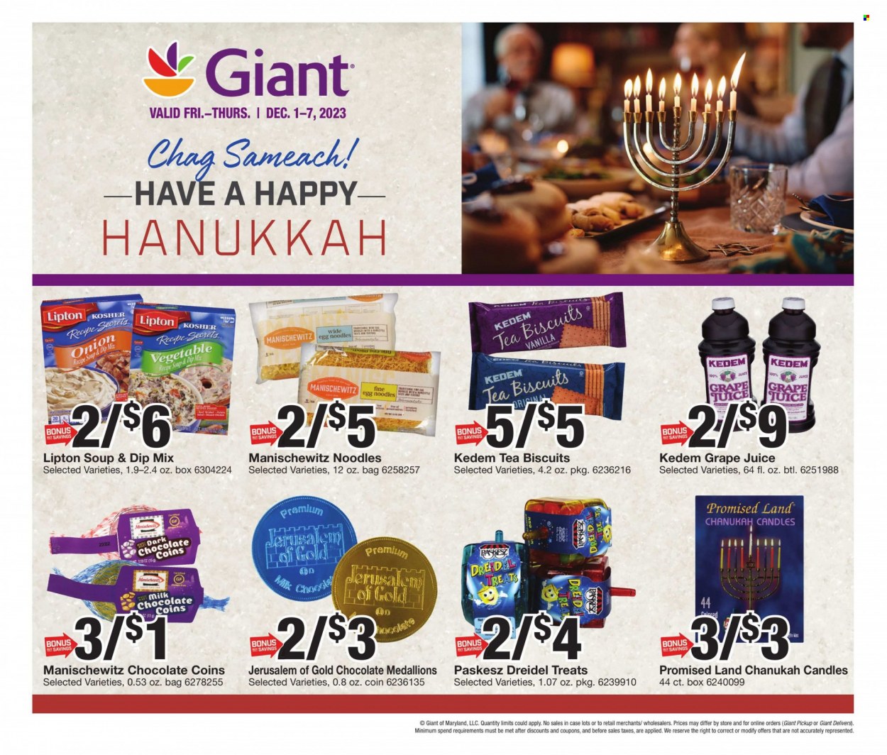 Giant Food ad - 12/01/2023 - 12/07/2023. Page 9