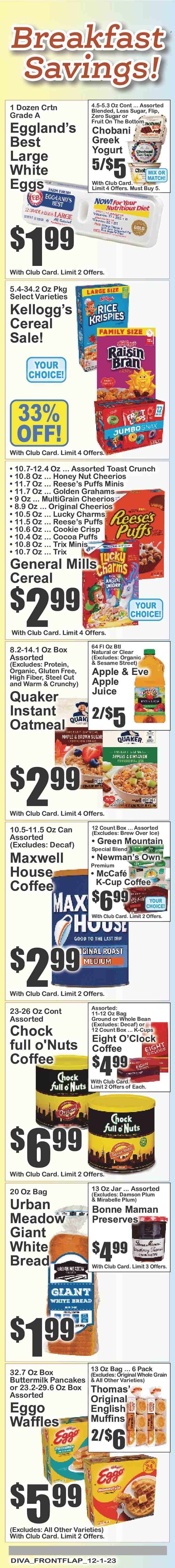 Key Food ad - 12/01/2023 - 12/07/2023. Page 7