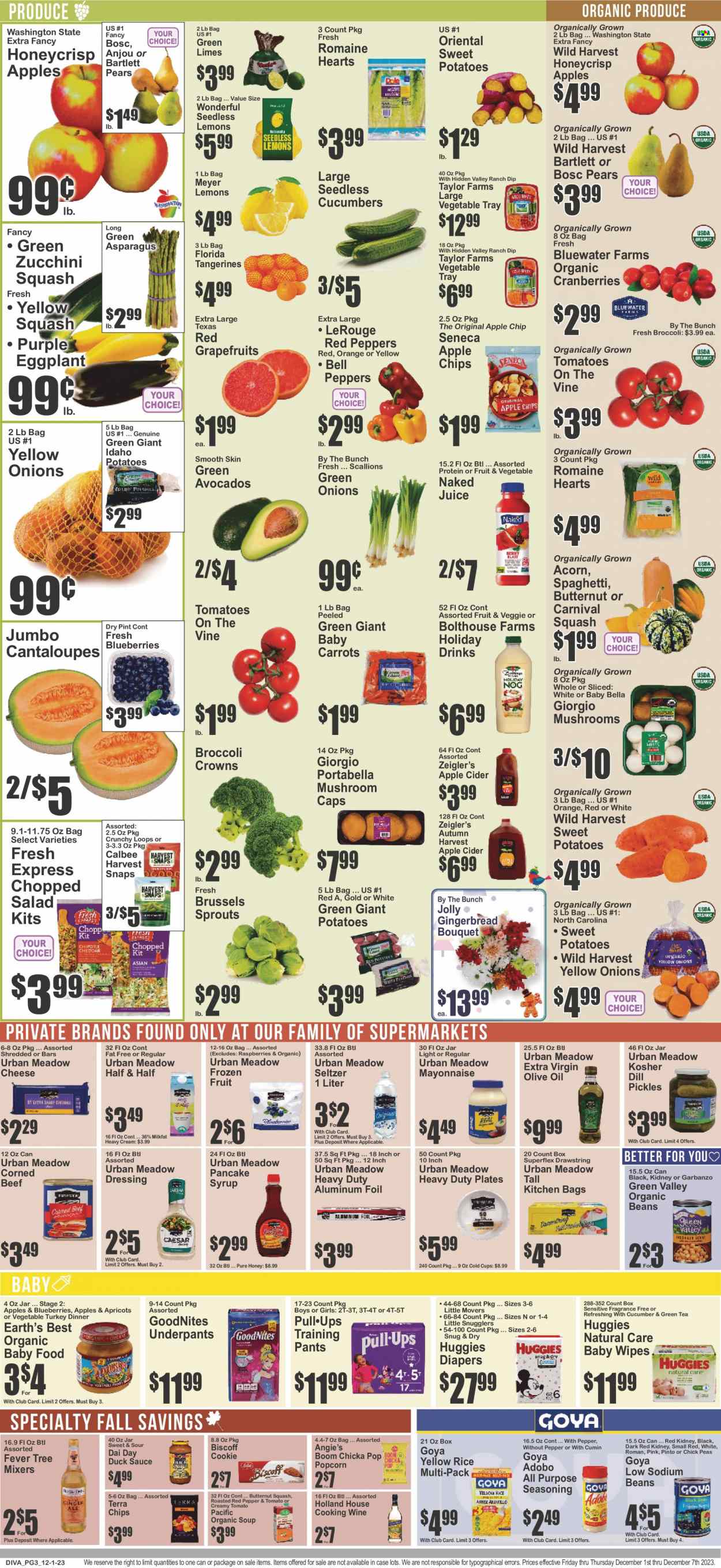Key Food ad - 12/01/2023 - 12/07/2023. Page 3