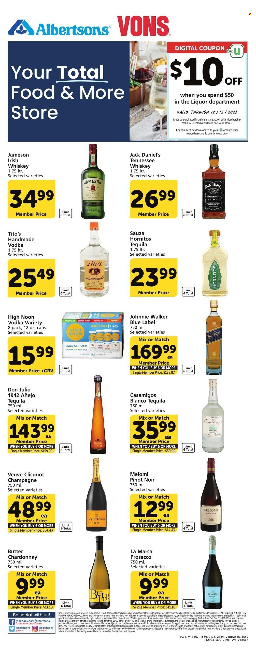Vons ad - 11/29/2023 - 12/12/2023. Page 1