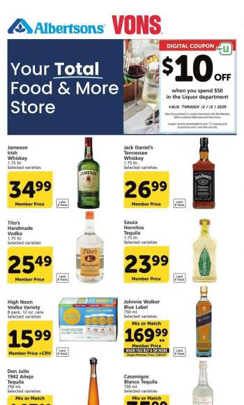 Vons Flyer - 11/29/2023 - 12/12/2023.