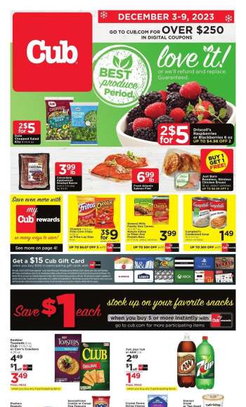 Cub Foods Flyer - 12/03/2023 - 12/09/2023.