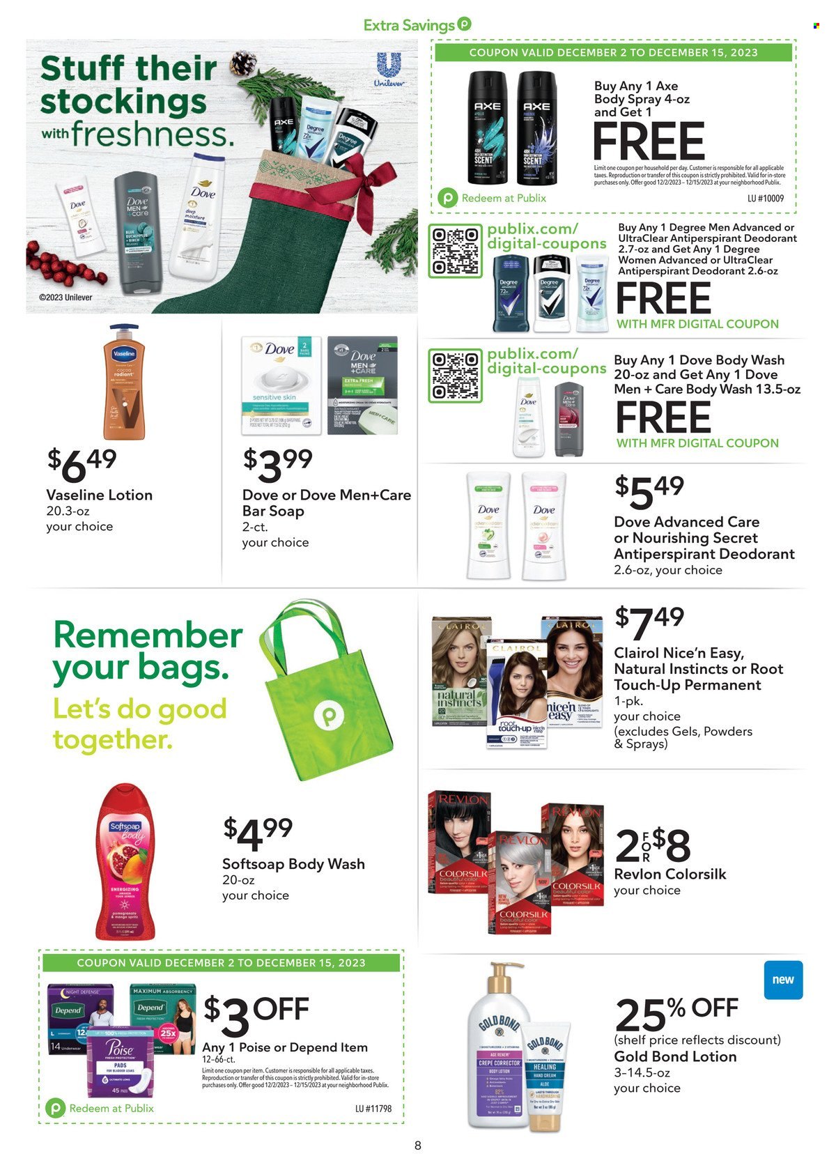 Publix ad - 12/02/2023 - 12/15/2023. Page 8