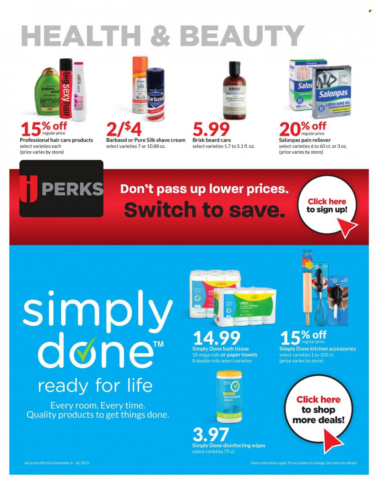 Hy-Vee ad - 12/04/2023 - 12/10/2023. Page 24