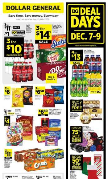 Dollar General Flyer - 12/03/2023 - 12/09/2023.
