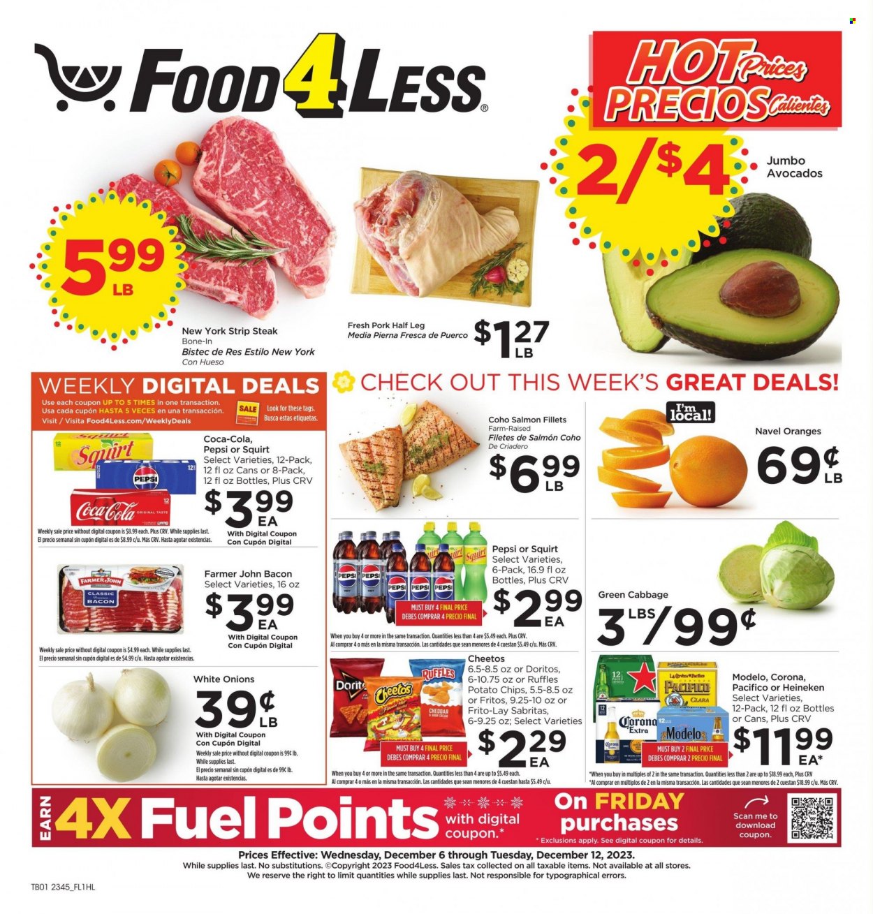 Food 4 Less ad - 12/06/2023 - 12/12/2023. Page 1