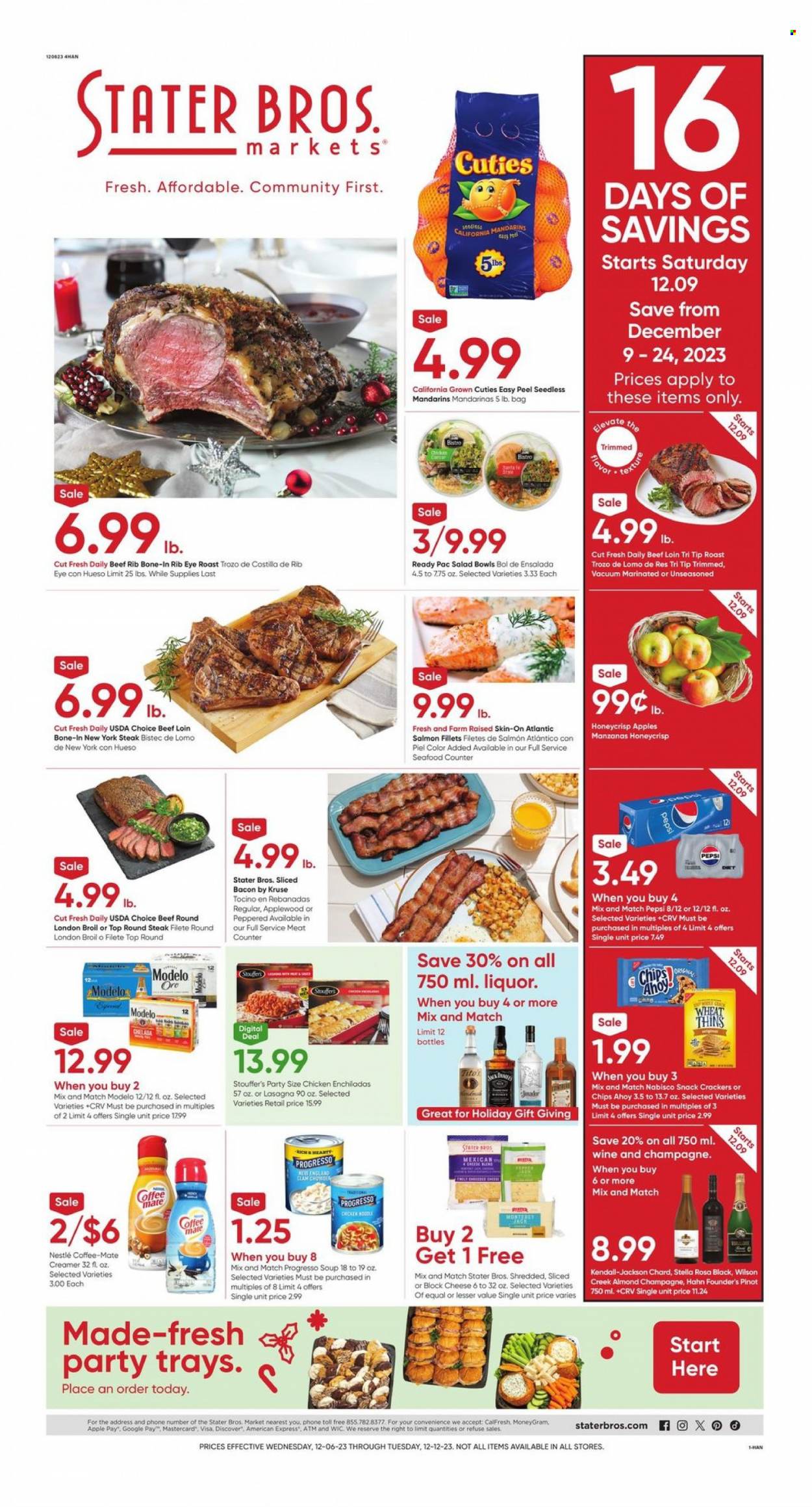 Stater Bros. ad - 12/06/2023 - 12/12/2023. Page 1